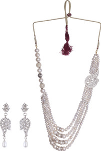 Pearl jewellery set in flipkart