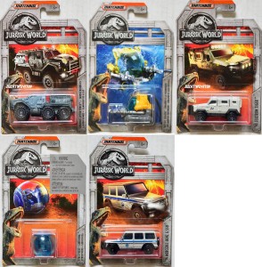 jurassic world car set