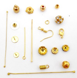 Earrings Pomeat 200pcs 25mm Iron Headpins Jewelry Making Findings for Charm Beads DIY Making Gold Plated 