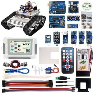 Electronic Parts Kit V2.0 KOOKYE Robot Car Electronics Parts Kit for Arduino Raspberry Pi Tank Platform Chassis 