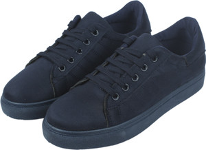 Dark blue canvas shoes clearance