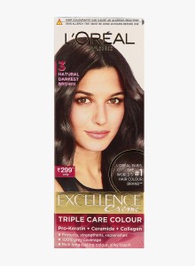 L'Oréal Paris Paris Excellence Crème Hair Color, 3 Natural Darkest Brown ,  3 Natural Darkest Brown - Price in India, Buy L'Oréal Paris Paris  Excellence Crème Hair Color, 3 Natural Darkest Brown ,