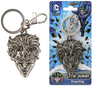 DC Comics The Joker Head Pewter Key Ring 