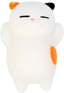 MOZATE Lovely Squishyies Mochi Lazy Cat Squeeze Healing Fun Kawaii Stress Reliever Toys Gifts 