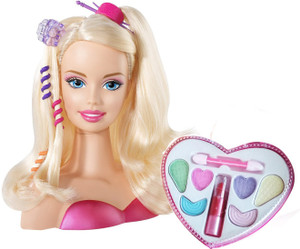 barbie head doll
