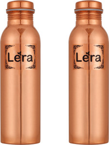 Indian 700 ml Hammered Copper Water Bottles Leak Proof Ayurveda Good For Heath 