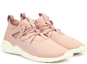 tan running shoes