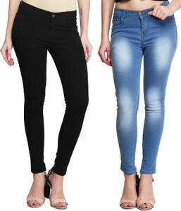 A-Okay Slim Women Green, Blue Jeans 