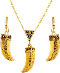 Vama Fashions Antique Gold Oxidised 