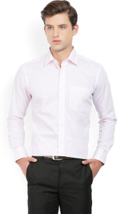 Raymond Men Checkered Formal White 