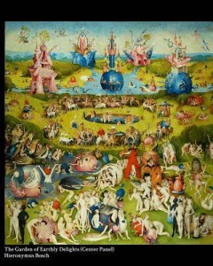 The Garden Of Earthly Delights Center Panel Hieronymus Bosch Notebook