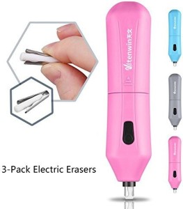 Aibecy Electric Eraser Kit with 16 Eraser Refills for Artists Drawing Painting Sketching Drafting Rechargeable Pencil Eraser One-Button Control Christmas Gift Stationery Supplies 