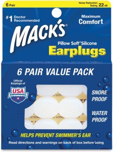 Macks Pillow Soft Silicone Putty Ear Plugs Pack of 2 Pairs 