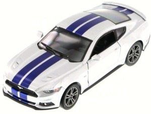 2015 Ford Mustang GT Kinsmart 5386DF 1/38 Scale Diecast Model Toy Car Blue 