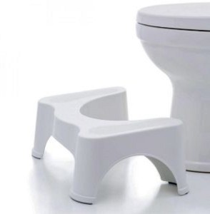 White Toilet Squatting Kid Stool Portable Step for Home Bathroom PerGrate Creative Comfort Step Stool Foldable Footstool 