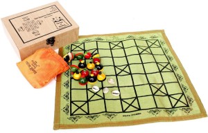 Ancient Living Ashta Chamma Katta Mane Chowka Bara Ludo Board Game UK