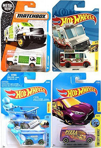 Ayb Products Food Drink Fun Matchbox Aqua King Quench Truck Hot Wheels Pizza Delivery Van