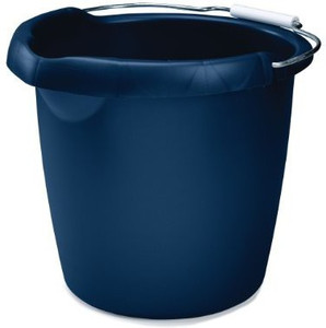 Rubbermaid Fg296900roybl Roughneck Round Bucket 15-quart Blue 15 QT For Sale Online - View #5