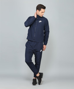 Nike jogging suit blue shop