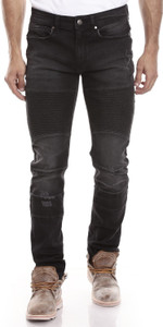 Buy motocult Regular Men Black Jeans 