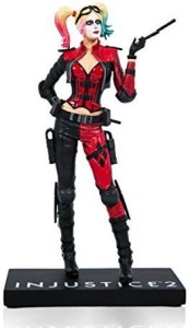 DC Comics OCT160338 Injustice 2 Statuette Harley Quinn Rouge/Blanc/Noir 