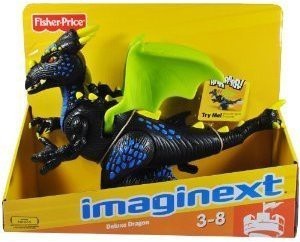 imaginext black dragon