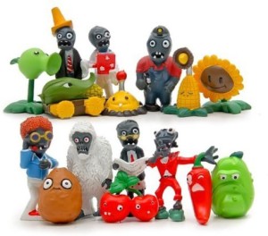 10 Plants v Zombies Action Figures DR.ZOMBOSS PVC Toy Set Kids Cake Topper Decor 