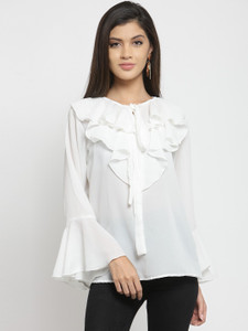indietoga Casual Bell Sleeve Solid 