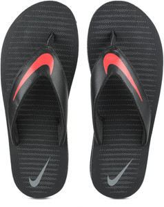 Nike men's chroma on sale thong 5 black slippers