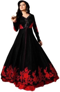 black red frock