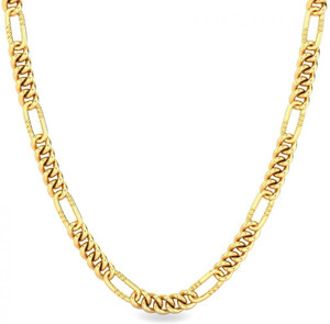 Figaro Chain Yellow Gold Precious Chain 