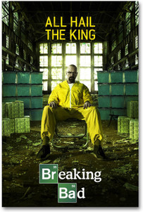 Breaking Bad Wall Poster - Heisenberg - All Hail The King - HD