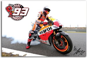 24 by 36 inch MARC MARQUEZ Poster MOTO GP RACING Poster 8 WALL POSTER 