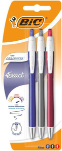 BIC® Glide Exact Ballpoint Pen, Retractable, Fine 0.7 Mm, Black - View #9