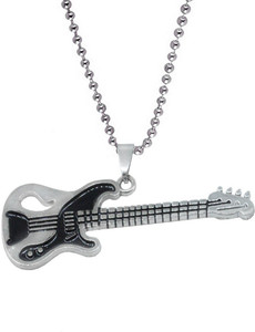 Music Guitar Pendant Necklace Jewelry 