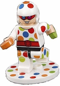 LEGO BATMAN MOVIE MINIFIGURE POLKA DOT MAN WITH STAND DISC  70917 COMPLETE 
