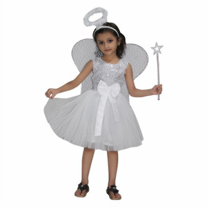 KAKU FANCY DRESSES Angel Costume -White