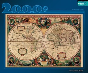 Buffalo Games 1000 Piece Jigsaw Puzzle Antique Map 
