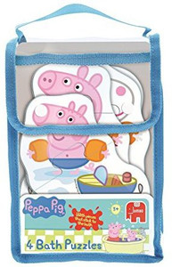Toy Market Jumbo Games Peppa Pig 4-in-1 Shaped Foam Bath Time Jigsaw ...