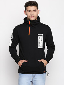 Sleeve Printed Men Sweatshirt