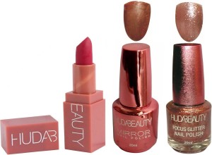 Huda Beauty NAIL POLISH AND LIPSTICK - Price in India, Buy Huda Beauty NAIL  POLISH AND LIPSTICK Online In India, Reviews, Ratings & Features |  