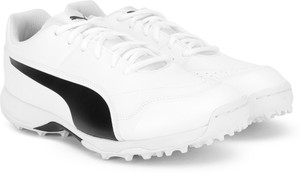 Puma men's evospeed one8 r white cricket shoes Clearance