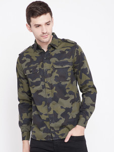 PUNK Men Printed Casual Multicolor 
