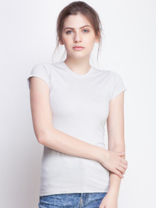 Buy Dollar Missy Solid Women Round Neck 