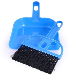 Housewares Dustpan And Soft Brush Set,Table-Top Grips Compact Dustpan And Brush Set Mini Broom Little Dustpan For Office Home Small Broom Sweep Desktop Cleaning Brush Wiper Scraping 