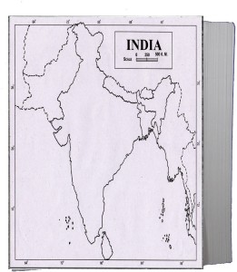 map of india worksheet