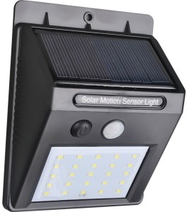New 20 LED Solar Motion Sensor Light Set  Includes Ultra Bright Zoomable Tact..