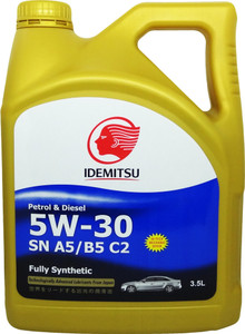 IDEMITSU SN A5/B5 C2 5W-30 Fully Advanced Fully Full-Synthetic Engine ...