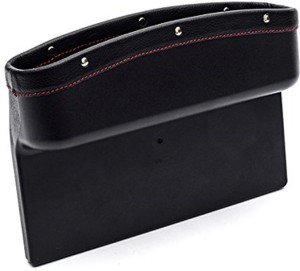 WT-YOGUET Car Seat Pockets Filler PU Leather Organizer Storage Side Console Slit Pocket 