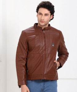 Sleeve Solid Men Jacket 